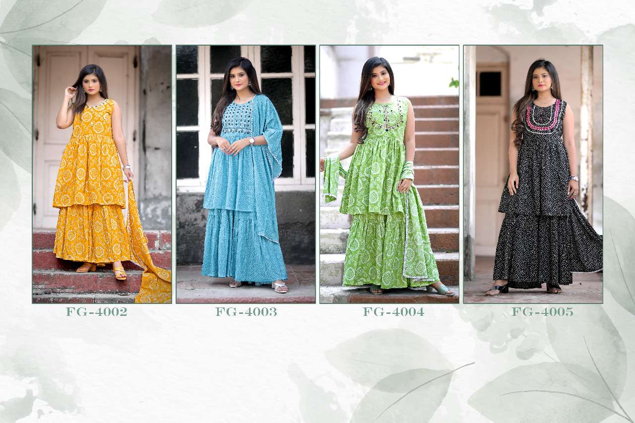 S3forever-Naaz-Cotton-Embroidery-Mirror Work-Kurti-Sharara-Dupatta-Collage